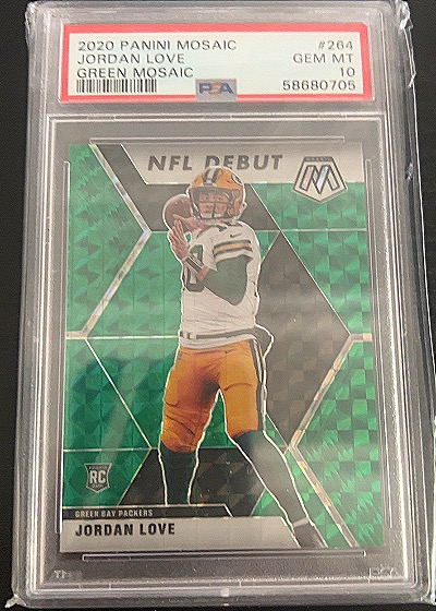 2020 Panini Mosaic #264 Jordan Love — front