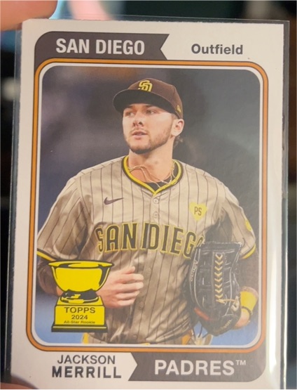 2024 Topps Heritage #H25-23 Jackson Merrill — front