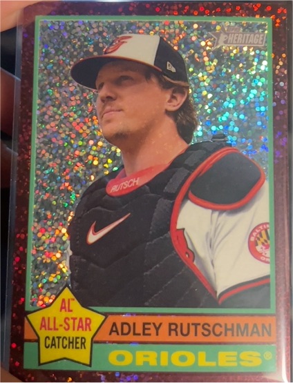 2025 Topps Heritage #294 Adley Rutschman Orioles — front