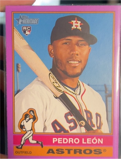 2025 Topps Heritage #271 Pedro León — front