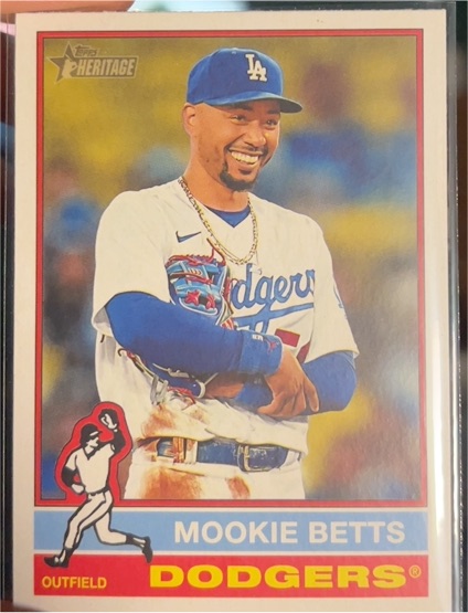 2025 Topps Heritage #487 Mookie Betts — front