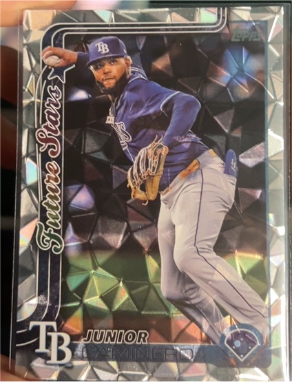 2025 Topps Series 2 #477 Junior Caminero Future Stars — front