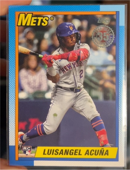 2025 Topps Series 2 #90B2-22 Luisangel Acuña — front