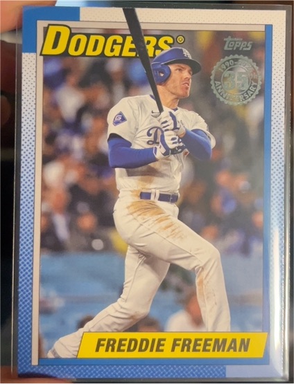 2025 Topps Series 2 #90B2-7 Freddie Freeman — front