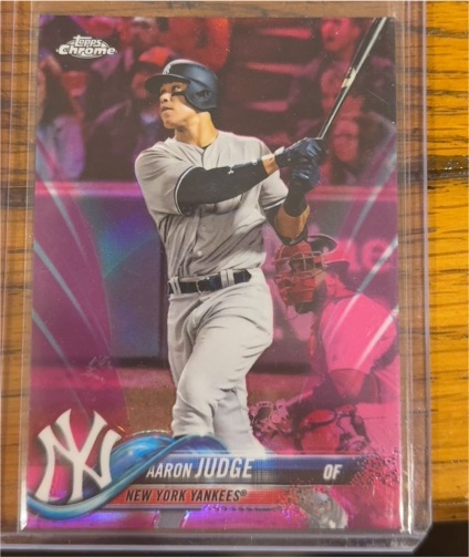 2018 Topps Chrome #1 Aaron Judge — front