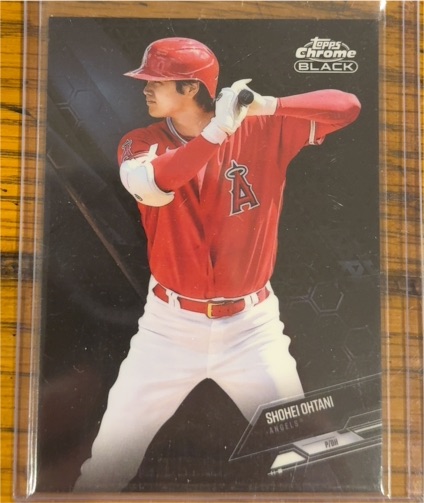 2021 Topps Chrome Black #87 Shohei Ohtani — front
