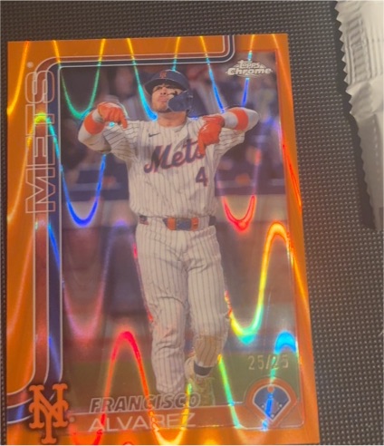 2025 Topps Chrome #25 Francisco Alvarez — front