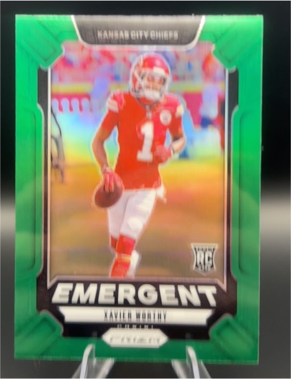 2024 Panini Prizm Emergent #7 Xavier Worthy — front