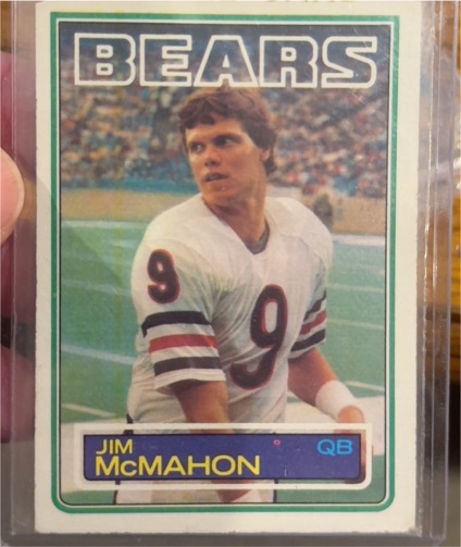 1983 Topps #33 Jim McMahon — front