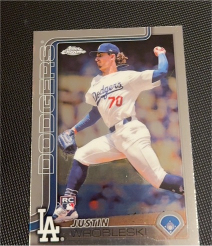 2025 Topps Chrome #38 Justin Wrobleski — front