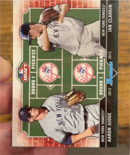 2013 Bowman Draft Picks & Prospects #DD-JC Aaron Judge / Ian Clarkin Dual Draftee — front