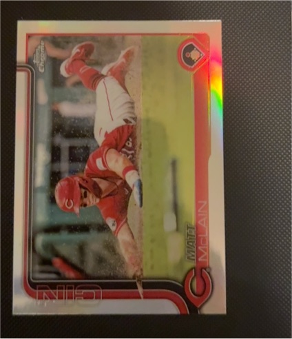 2025 Topps Chrome #278 Matt McLain — front