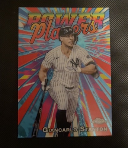 2025 Topps Chrome #PP-13 Giancarlo Stanton Power Players Insert — front
