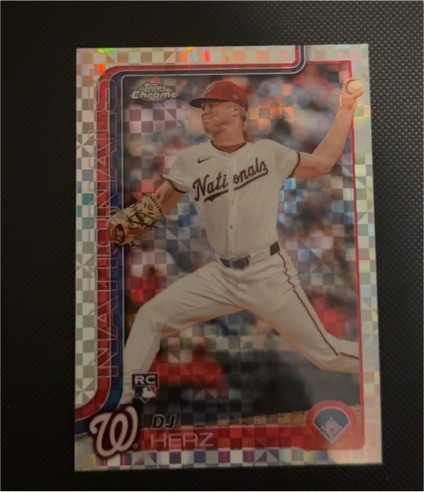 2025 Topps Chrome #270 DJ Herz — front