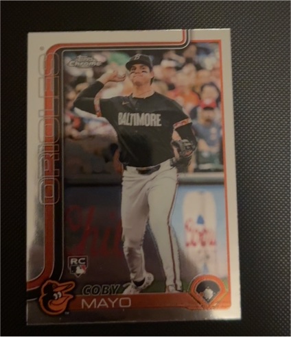 2025 Topps Chrome #120 Coby Mayo — front