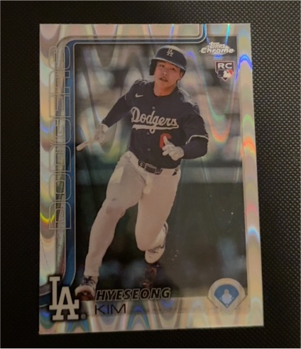 2025 Topps Chrome #152 Hyeseong Kim — front