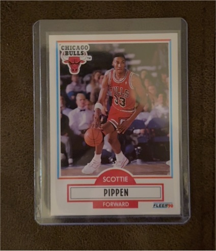 1990 Fleer #30 Scottie Pippen — front