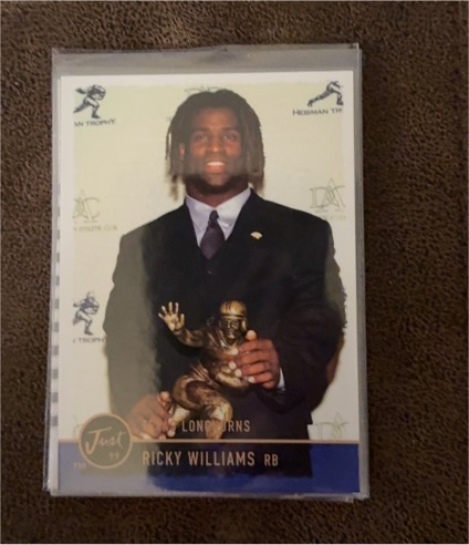 1999 Just #148 Ricky Williams — front