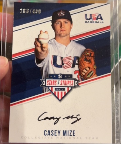 2018 Panini USA Baseball Stars & Stripes #267 Casey Mize — front