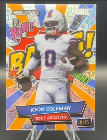2023 Wild Card Alumination Comix #9/15 Keon Coleman — front