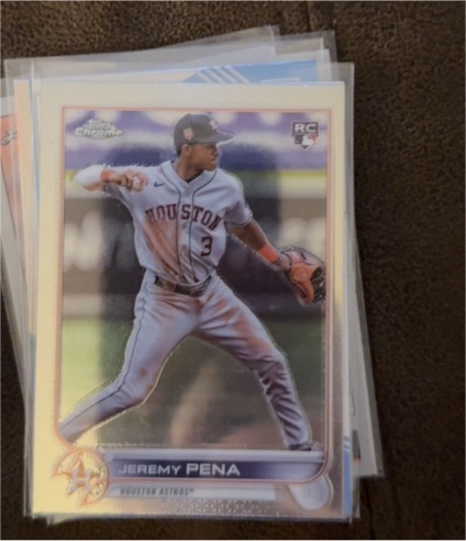 2022 Topps Chrome Update #US253 Jeremy Pena — front