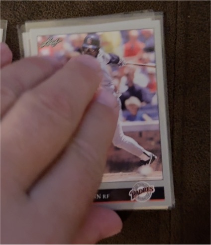 1992 Leaf #206 Tony Gwynn — front