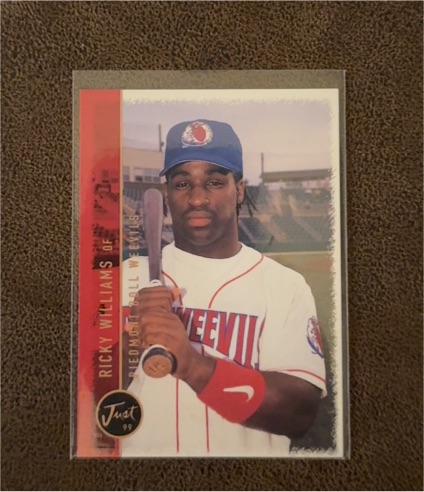 1999 Just Minors #36 Ricky Williams — front