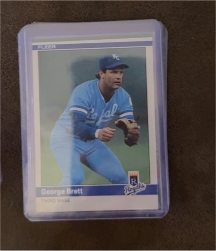 1984 Fleer #344 George Brett — front