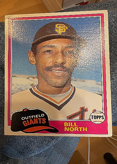1981 Topps #713 Bill North — front