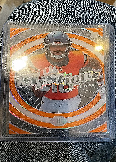 2024 Panini Illusions #23 Troy Franklin Mystique Rookie — front