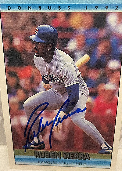 1992 Donruss #unknown Ruben Sierra — front