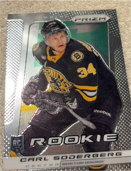 2013-14 Panini Prizm #206 Carl Soderberg Rookie — front