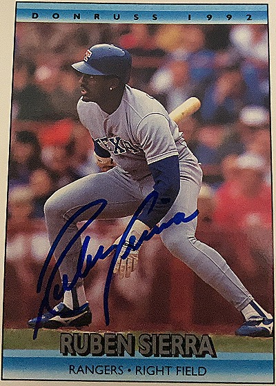 1992 Donruss #298 Ruben Sierra — front