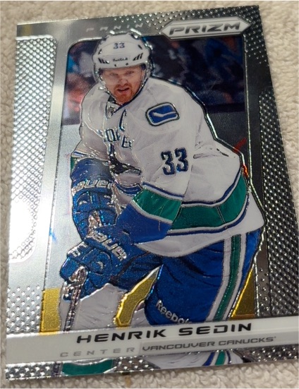 2013-14 Panini Prizm #191 Henrik Sedin — front