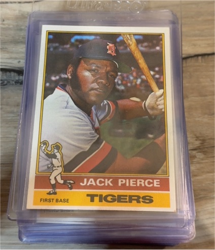 1976 Topps #162 Jack Pierce — front