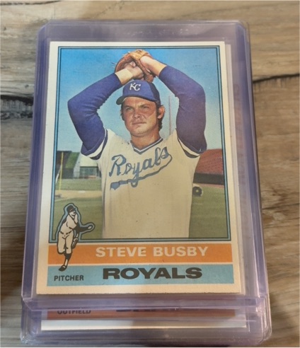 1976 Topps #260 Steve Busby — front