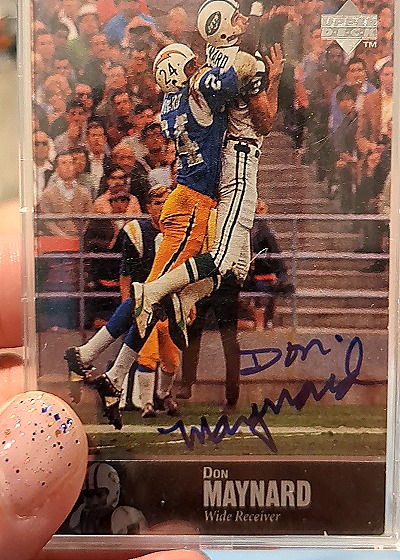 1997 Upper Deck Don Maynard — front