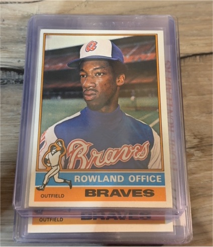 1976 Topps #256 Rowland Office — front
