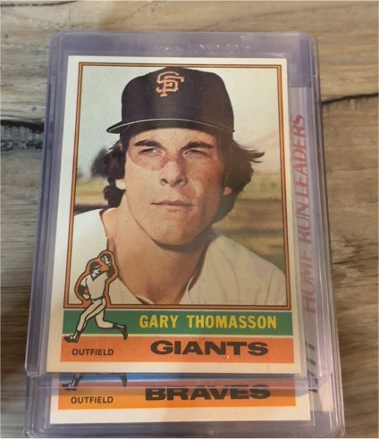1976 Topps #261 Gary Thomasson — front