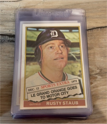1976 Topps Traded #120T Rusty Staub — front