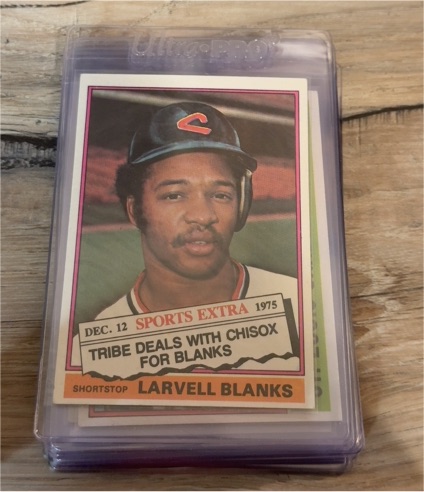 1976 Topps Traded #127T Larvell Blanks — front