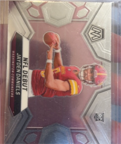 2024 Panini Mosaic #272 Jayden Daniels NFL Debut Rookie — front