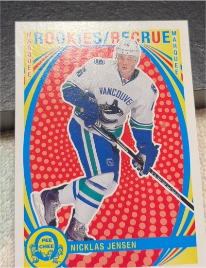 2013-14 O-Pee-Chee Retro Marquee Rookies Nicklas Jensen — front