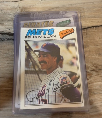 1977 Topps #605 Felix Millan — front