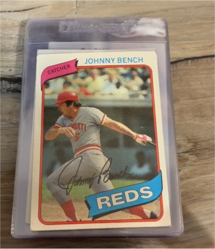 1980 Topps #100 Johnny Bench — front
