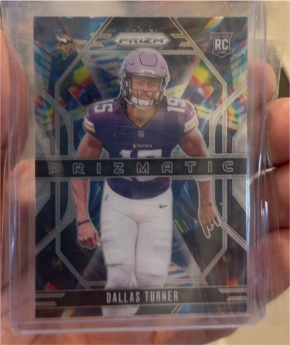 2024 Panini Prizm #17 Dallas Turner Prizmatic — front