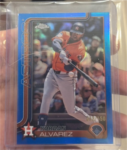 2025 Topps Chrome #267 Yordan Alvarez — front