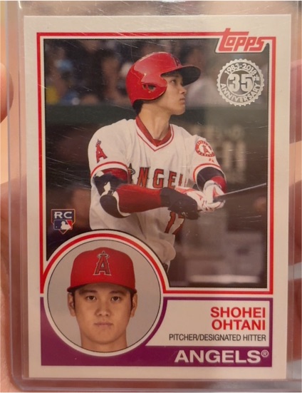 2018 Topps 35th Anniversary #83-1 Shohei Ohtani — front