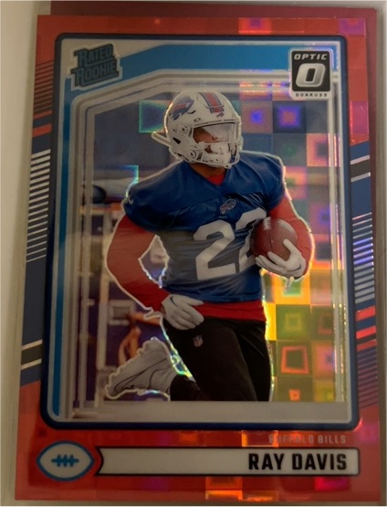 2024 Donruss Optic #316 Ray Davis Rated Rookie — front