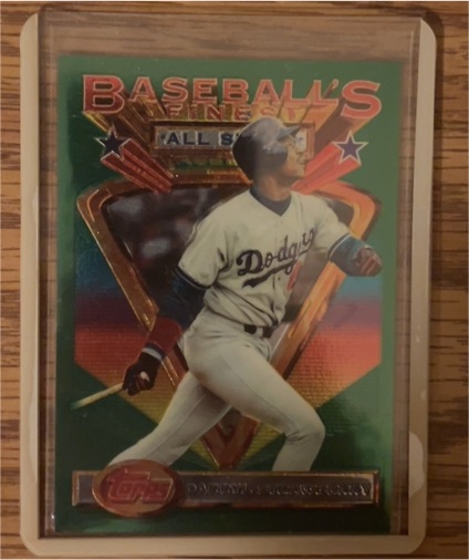 1993 Topps Finest #89 Darryl Strawberry — front
